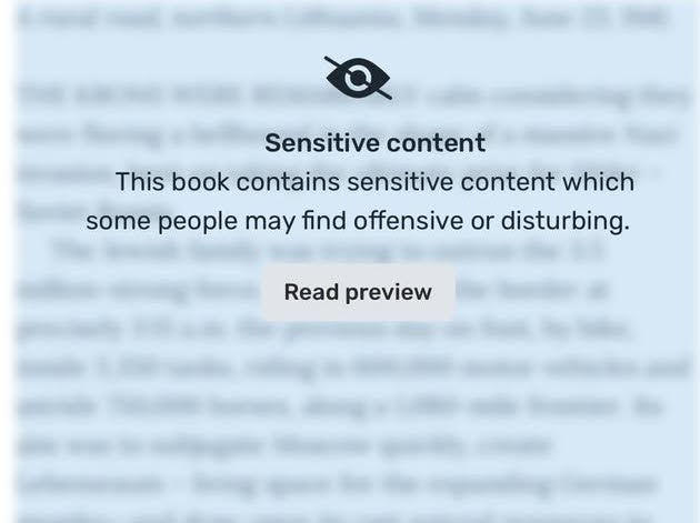 Sensitive content warning